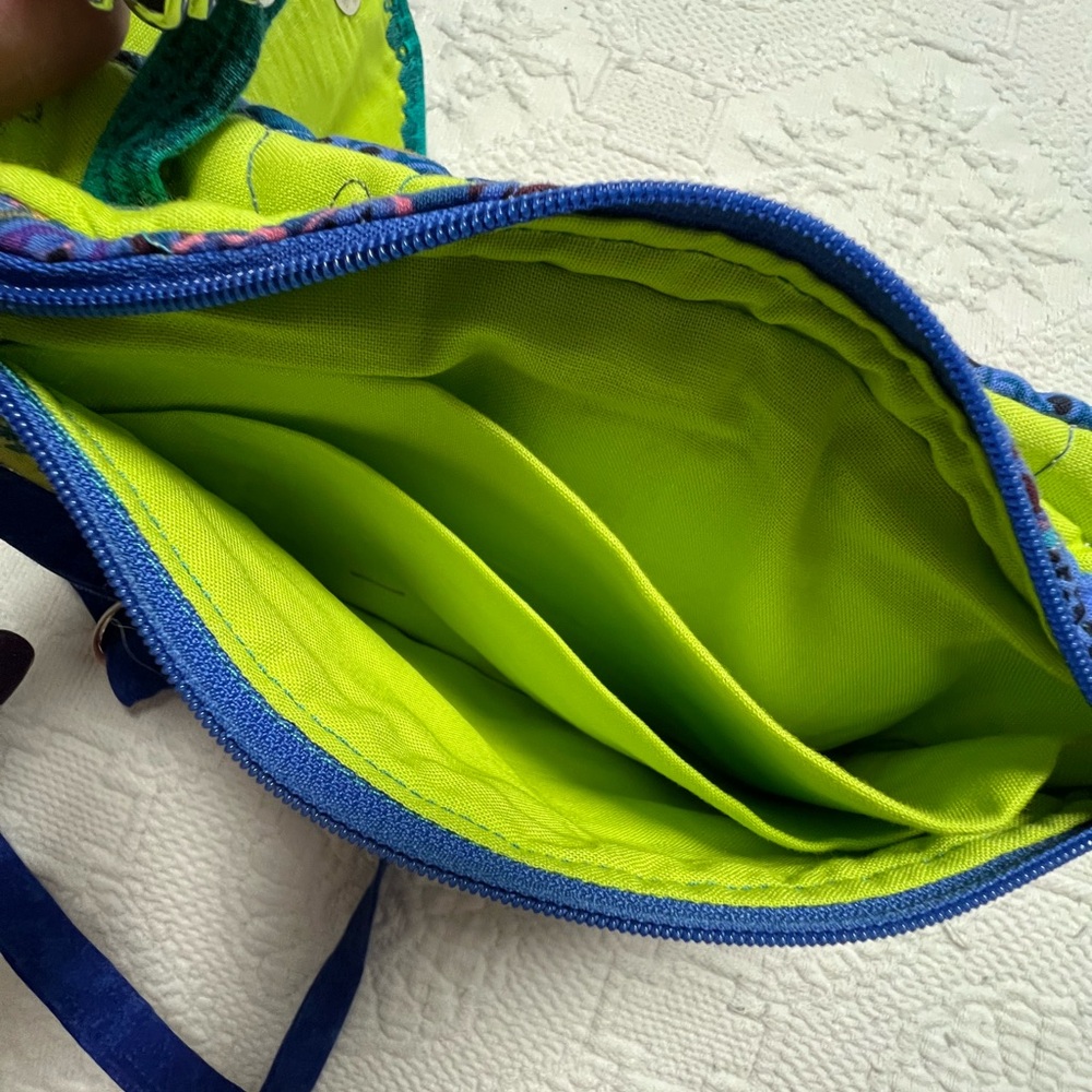 Handmade, mini, very colorful, crossbody bag. - Picture 6 of 13